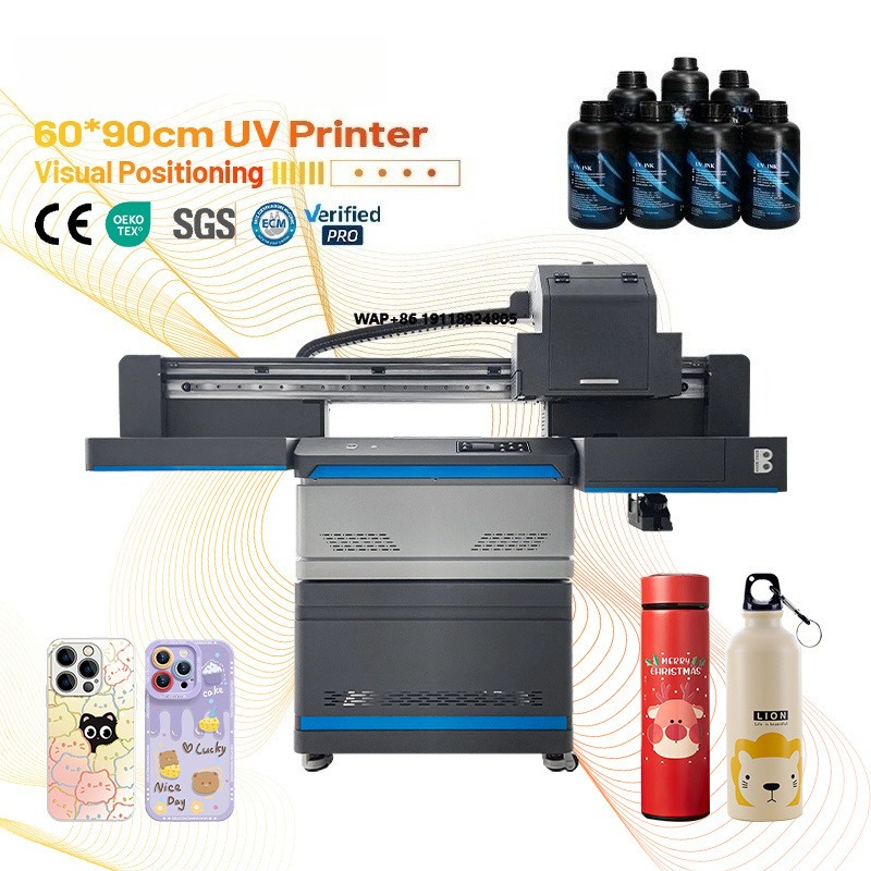 Uv Flatbed Printer - Настольный УФ-принтер Kingjet 6090 A3/A4, многофункциональный
