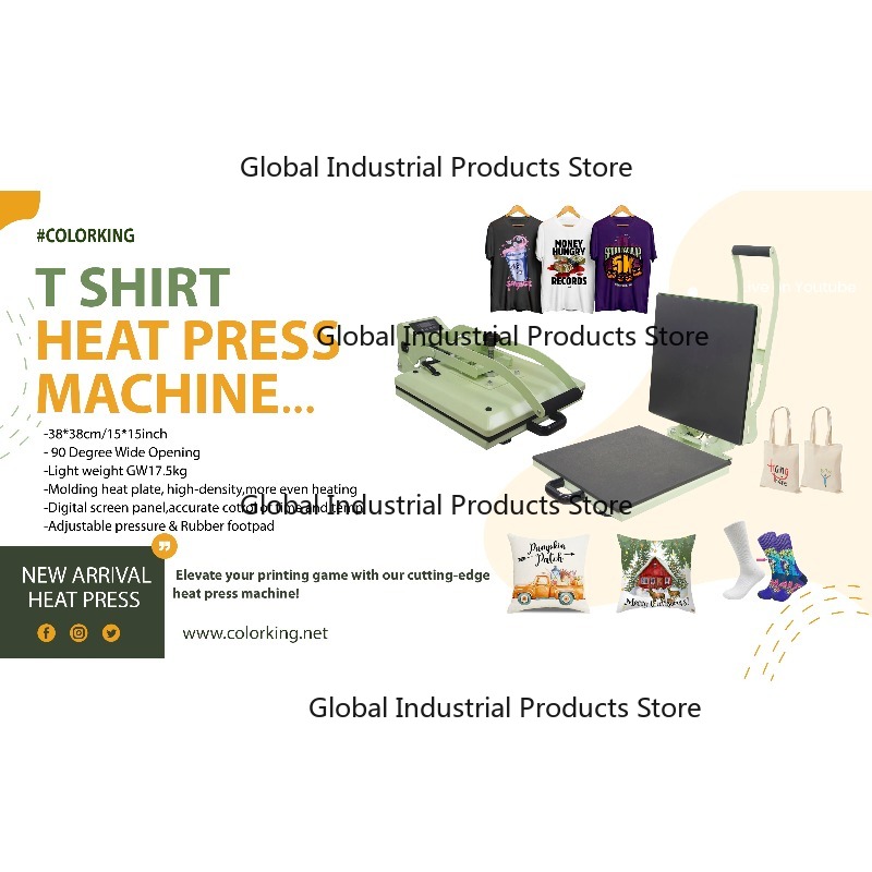 Commercial Printing Factory - Термопресс 38x38 см с широким открытием