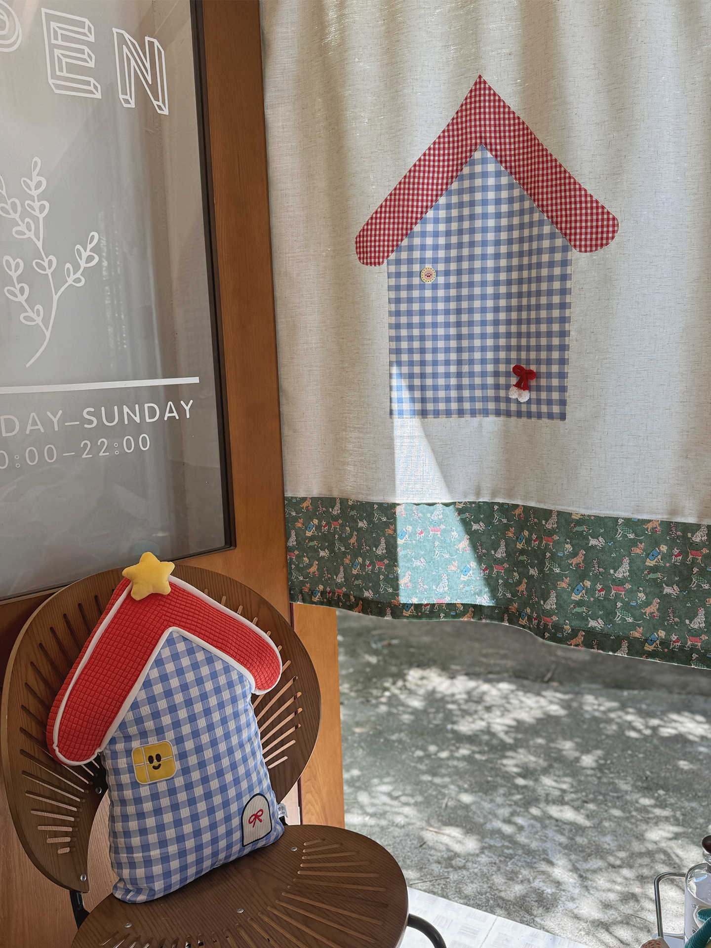 Занавеска-норен VIKAMA Gingham – обзор и цена Commercial Printing House