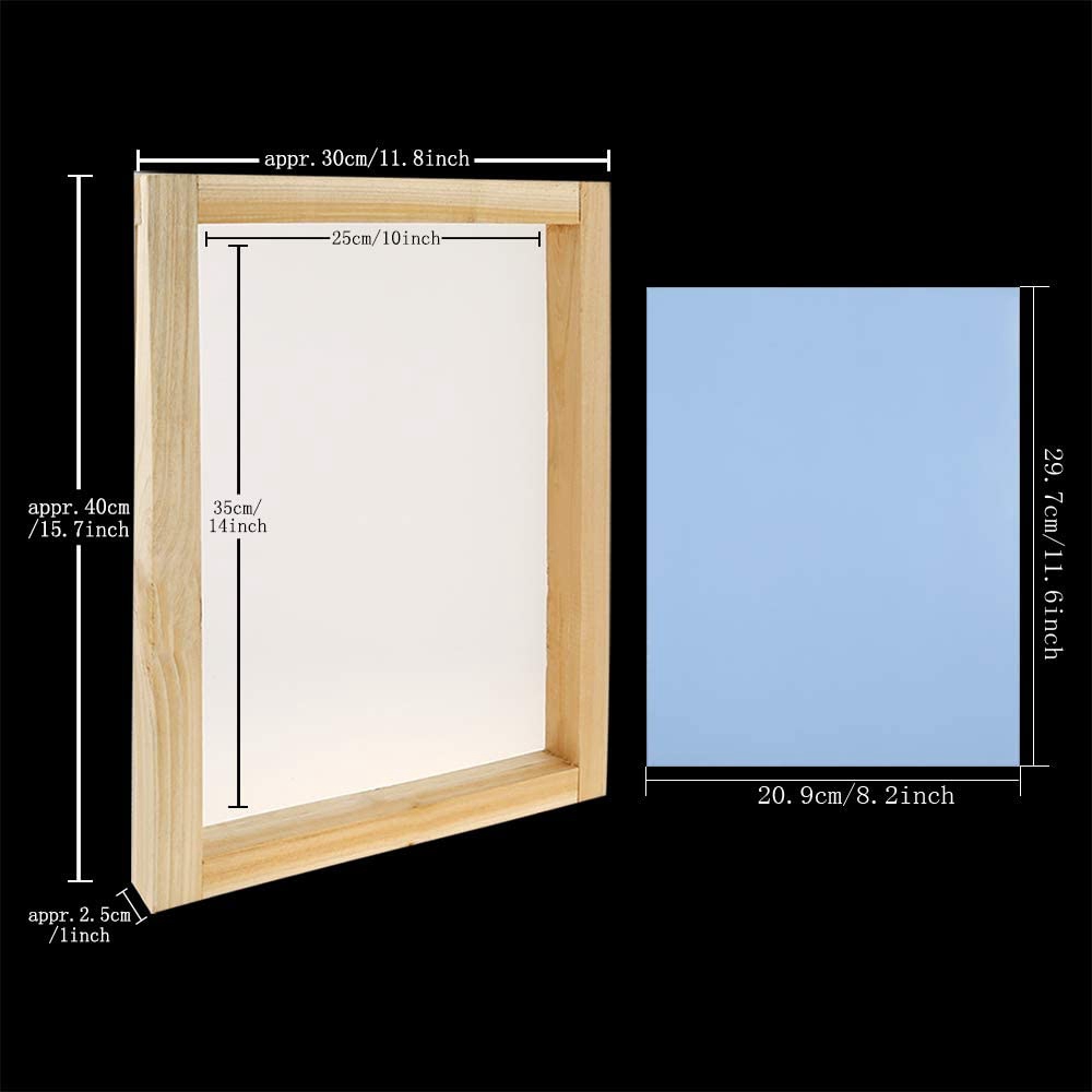 Набор для начинающих по трафар – обзор и цена Screen Printing Frame Mesh