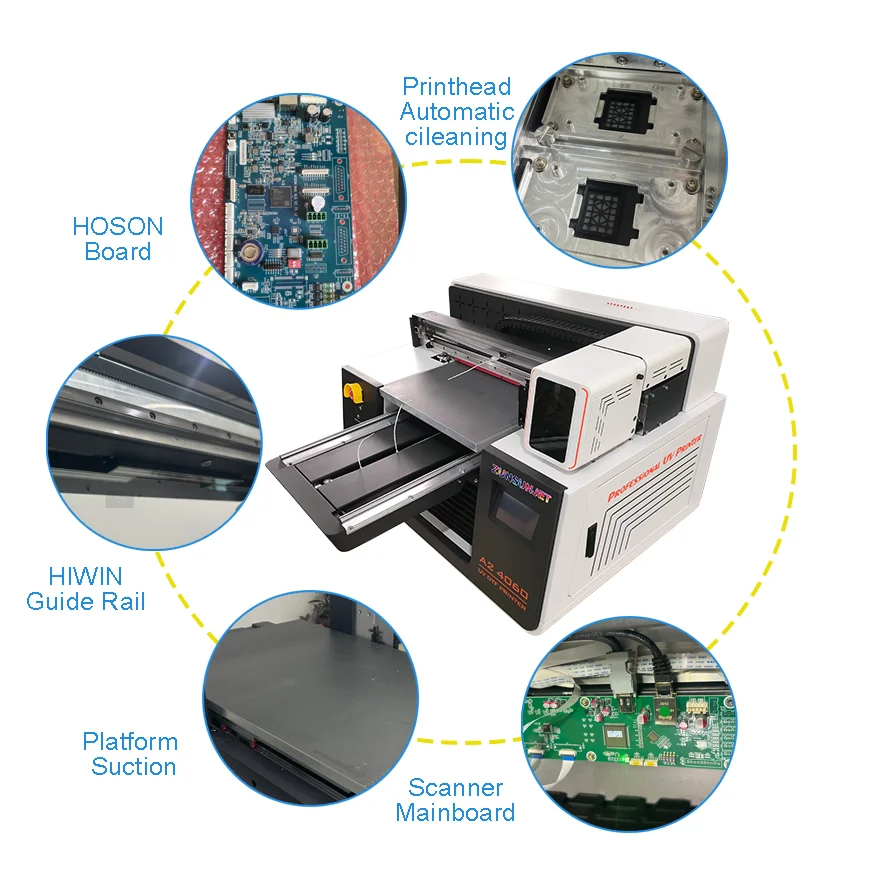 Малый планшетный УФ-принтер A2 – обзор и цена Uv Flatbed Printer